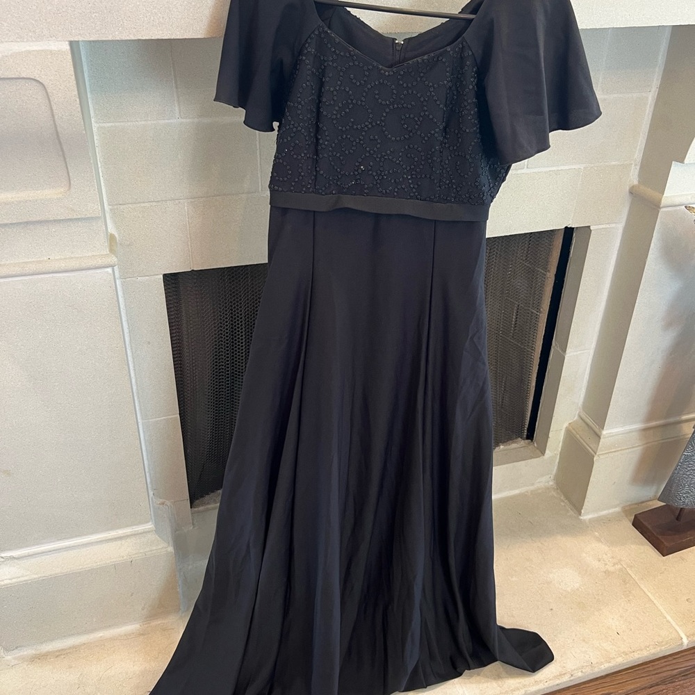 Black maxi dress